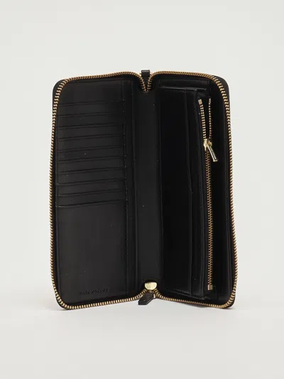 Marc Jacobs Leather Wallet In Black