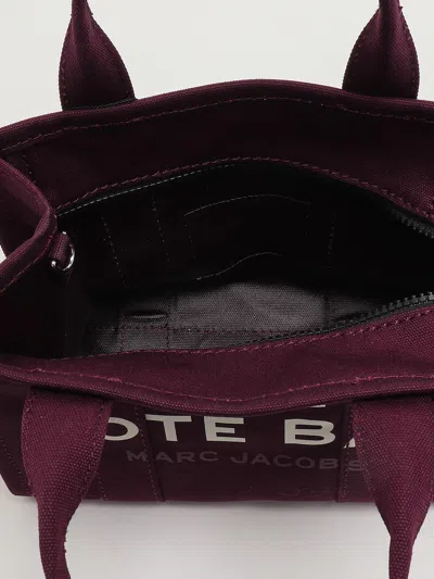 Marc Jacobs Cotone Tote In Purple