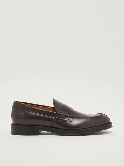 Tod's 75l Con Mascherina E Suola Gommino Formale Loafers In Brown