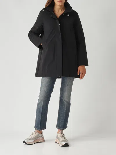 K-way Sophie Soft Touch Marmotta Jacket In Black