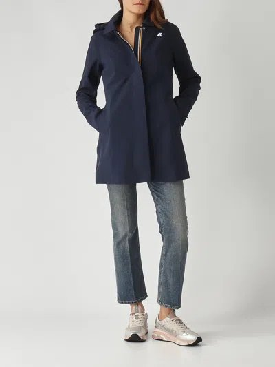 K-way Sophie Soft Touch Marmotta Jacket In Black