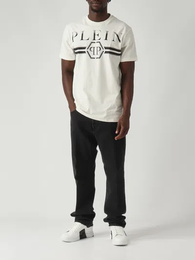 Philipp Plein 'stripes' T Shirt In White