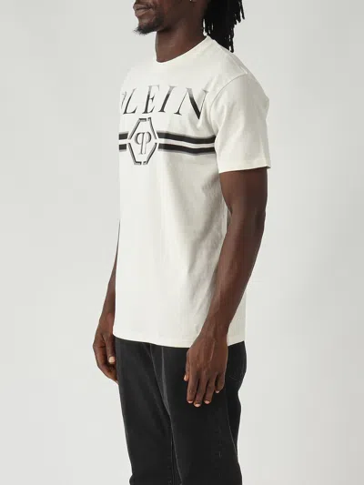 Philipp Plein 'stripes' T Shirt In White