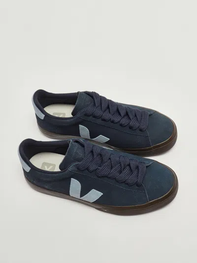 Veja Campo In Pelle Scamosciata Sneaker In Blue