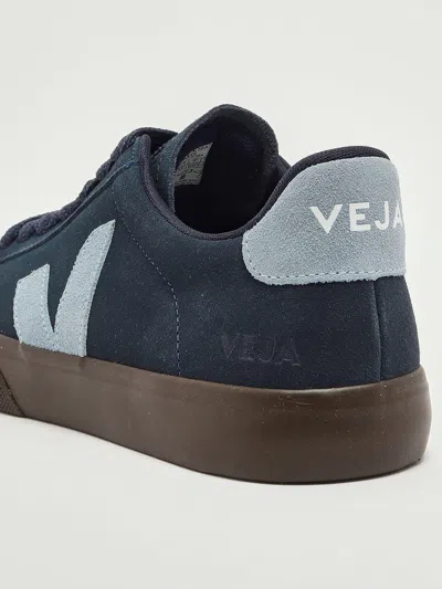 Veja Campo In Pelle Scamosciata Sneaker In Blue