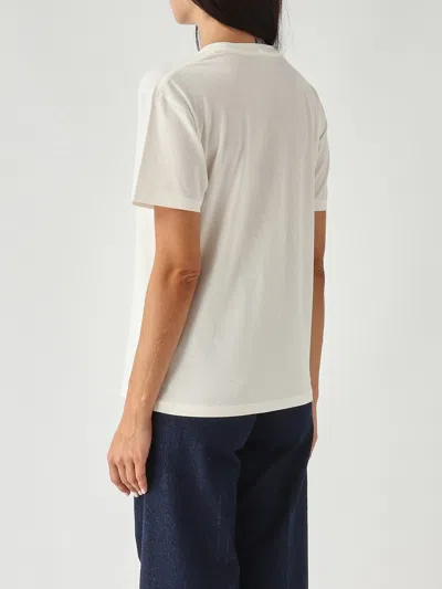 Polo Ralph Lauren Polo Bear White Cotton Jersey T-shirt In White