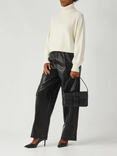 Michael Kors Crop Tnk Dolman Swtr Sweater In Neutral