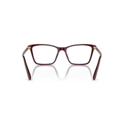 Swarovski 51mm Rectangle Optical Glasses In Brown