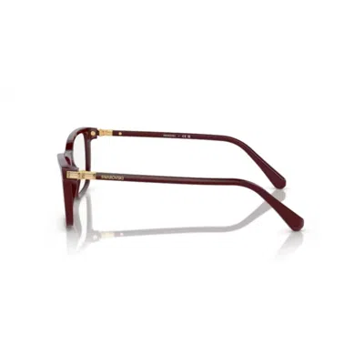Swarovski 51mm Rectangle Optical Glasses In Brown