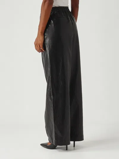 Michael Kors Faux Leather Pant Trousers In Black