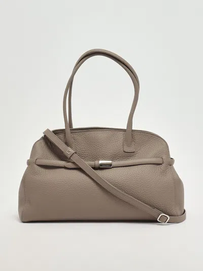 Orciani Borsa A Mano Soft Tote In Brown