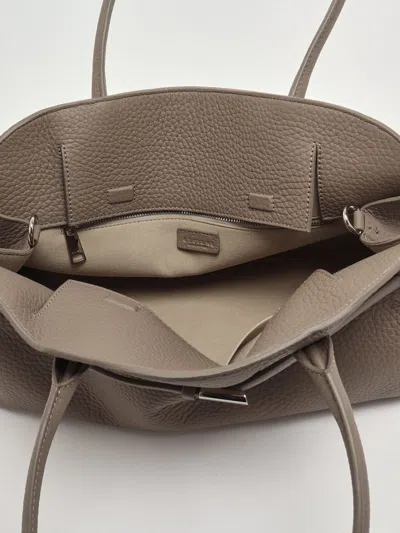 Orciani Borsa A Mano Soft Tote In Brown