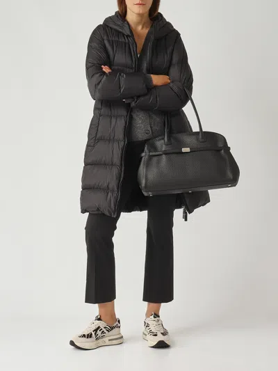 Orciani Borsa A Mano Soft Tote In Black