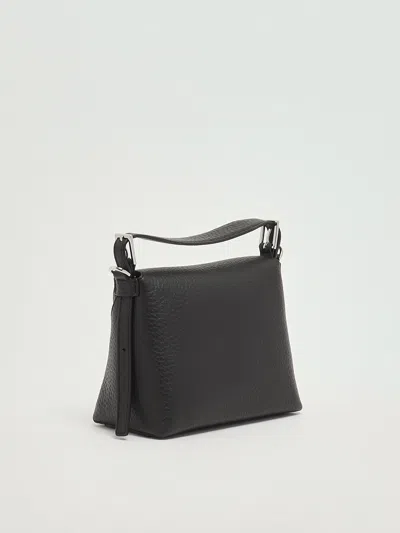 Orciani Nana Small Con Tracolla Shoulder Bag In Black