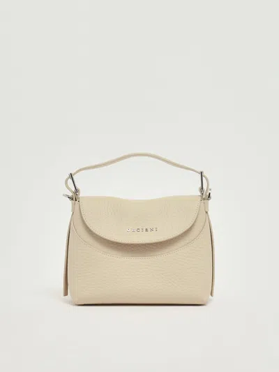 Orciani Nana Small Con Tracolla Shoulder Bag In Neutral