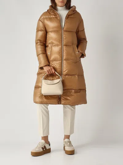 Orciani Nana Small Con Tracolla Shoulder Bag In Neutral