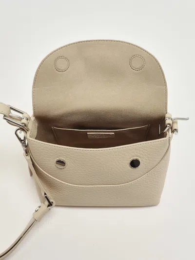 Orciani Nana Small Con Tracolla Shoulder Bag In Neutral