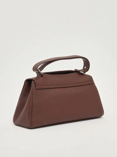 Orciani Sveva Longuette Con Tracolla Shopping Bag In Brown
