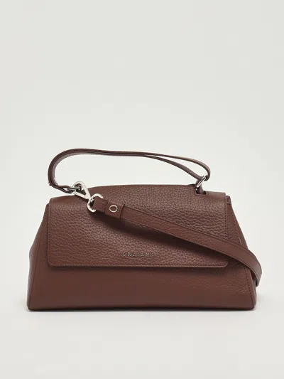 Orciani Sveva Longuette Con Tracolla Shopping Bag In Brown