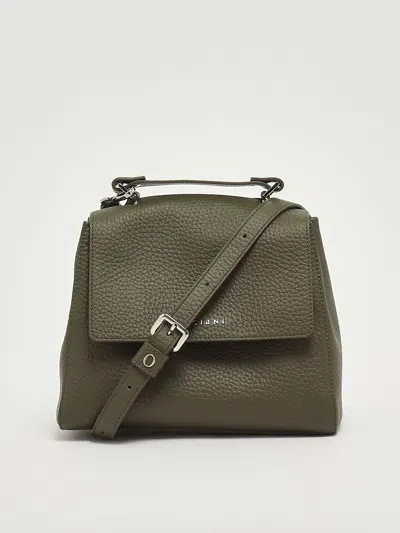Orciani Sveva Soft Piccola Con Tracolla Shopping Bag In Green