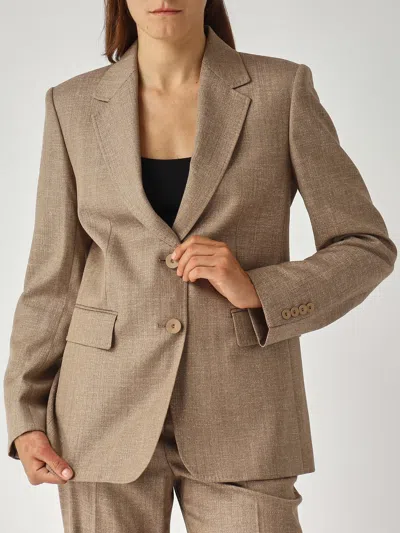 Max Mara Hodeida Blazer In Brown