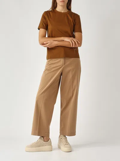 Max Mara Comodo Blouse In Brown
