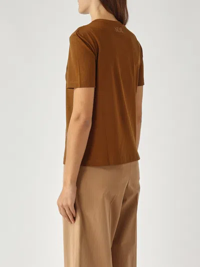 Max Mara Comodo Blouse In Brown