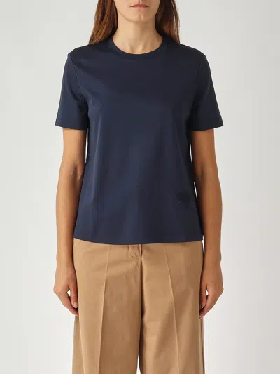 Max Mara Comodo Blouse In Blue