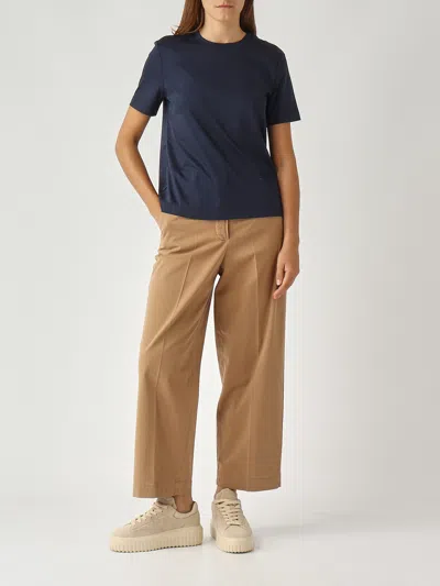 Max Mara Comodo Blouse In Blue