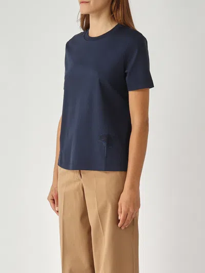 Max Mara Comodo Blouse In Blue