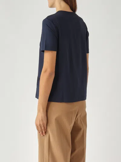 Max Mara Comodo Blouse In Blue