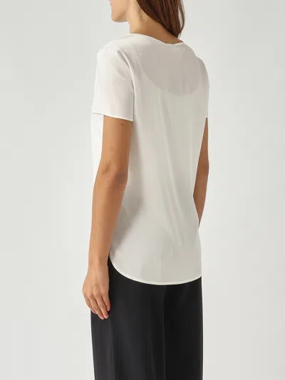 Max Mara Cortona Blouse In White