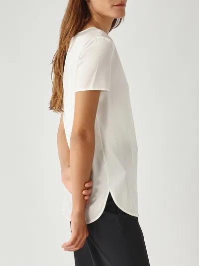 Max Mara Cortona Blouse In White