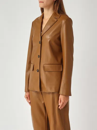 Max Mara Albatro Blazer In Brown