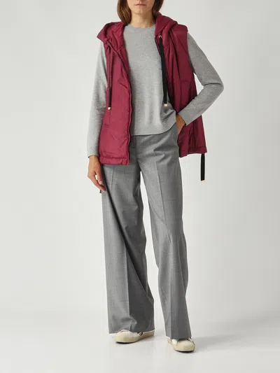 Max Mara The Cube Greengo Red Jacket In Burgundy