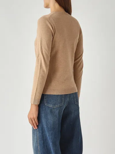 Gran Sasso Lana Vergine Sweater In Brown