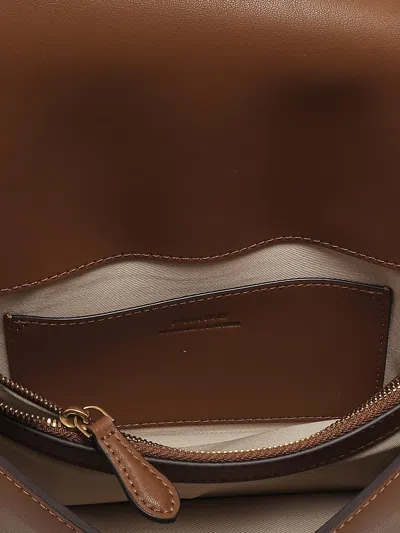 Pinko Love One Mini Cl Clutch In Brown