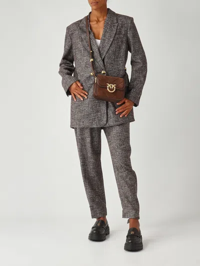 Pinko Love Box Bag Fl Clutch