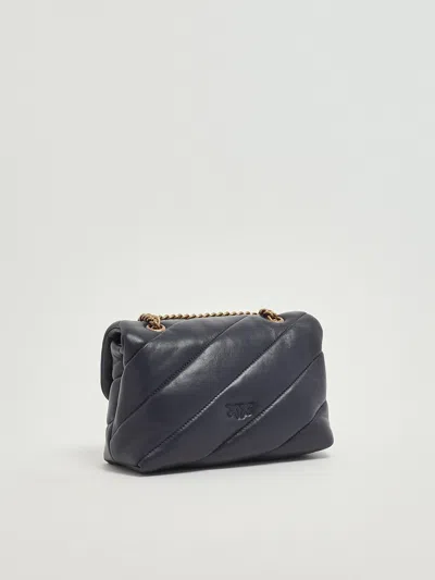 Pinko Love Puff Mini Shoulder Bag In Black