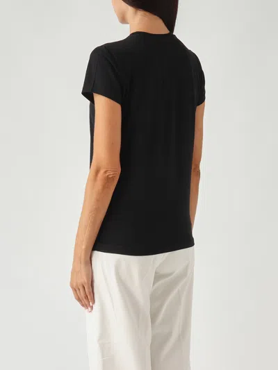 Polo Ralph Lauren T-shirt M/c Girocollo In Jersey Di Cotone T-shirt In Black