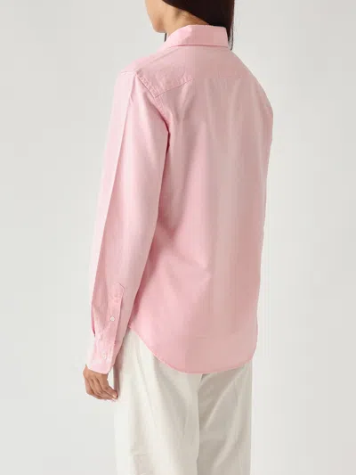 Polo Ralph Lauren Camicia Regular-fit In Cotone Oxford Collo A Punta Shirt In Pink