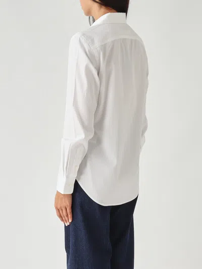 Polo Ralph Lauren Camicia In Cotone Slim-fit Shirt In White