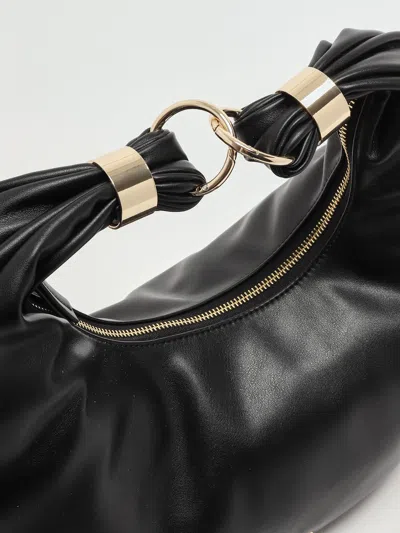 Twinset Poliuretano Tote In Black