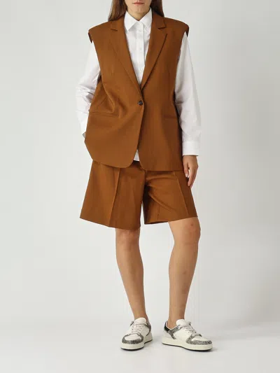 Liviana Conti Roger Jacket In Brown