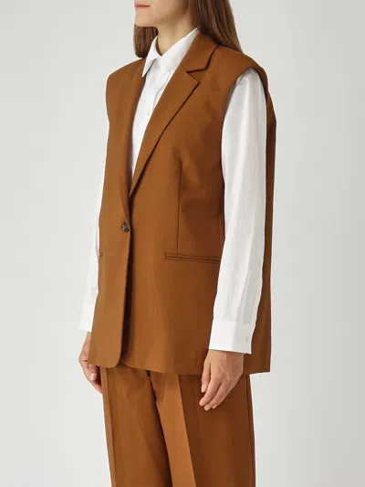 Liviana Conti Roger Jacket In Brown