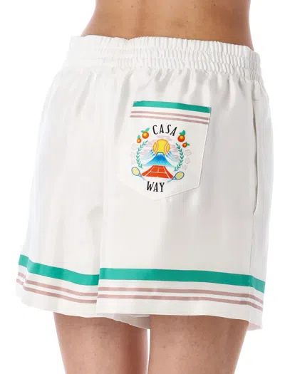 Casablanca Shorts Casa Way Tennis In White