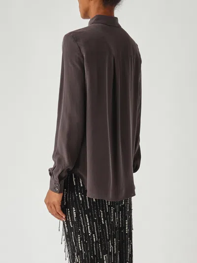 Pinko Crackers Camicia Shirt In Brown