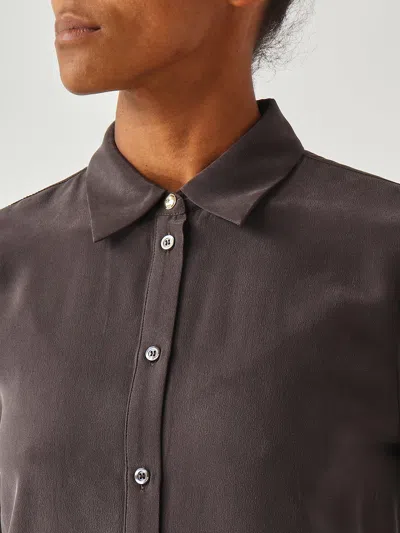 Pinko Crackers Camicia Shirt In Brown