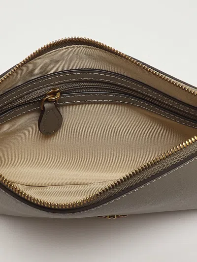 Pinko Flat Horizontal Mini Clutch In Nude