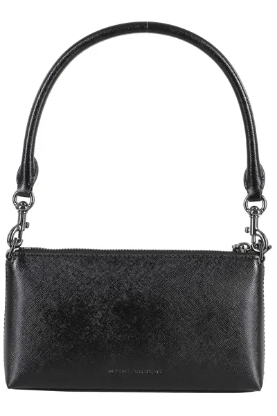 Marc Jacobs The Pochette Shoulder Bag In Black Leather In Black